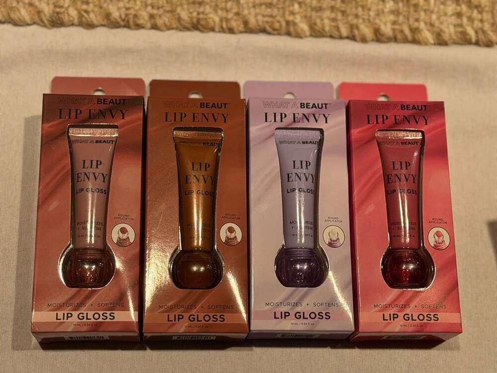 What A Beaut Lip Envy Lip Gloss -- Set of 4